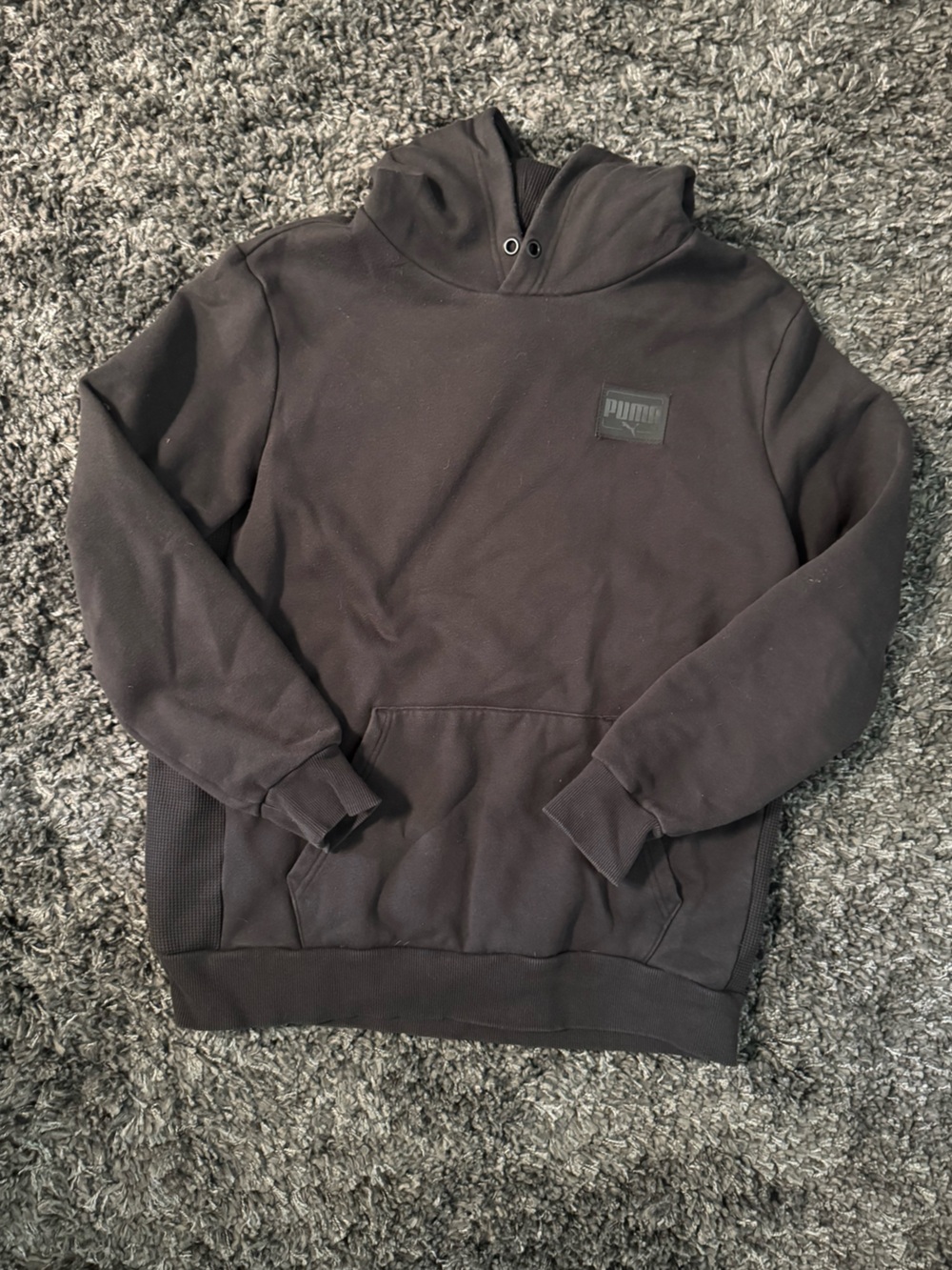 Puma Black Hoodie Size Large